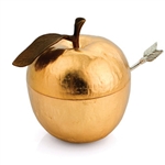 Apple Honey Pot Goldplate by Michael Aram