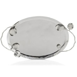 Botanical Leaf Oval Tray Medium by Michael Aram