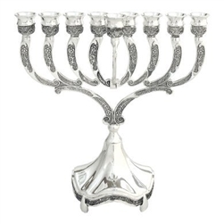 Silver Plated Menorah