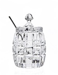Crystal Honey Pot with Spoon