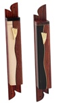 Hardwood Mezuzah Case by Ed Cohen