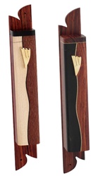 Hardwood Mezuzah Case by Ed Cohen