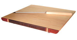 Hardwood Challah Board with Matching Knife