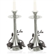 Black Orchid Candleholders by Michael Aram