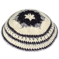 Women's Knit Kippah - Blue