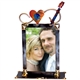Copper Heart Wedding Frame with Shards by Gary Rosenthal