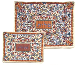 Embroidered Tallit and Tefillin Bag Set - by Emanuel