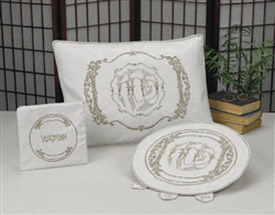 Passover Set- Pillow Cover, Matzah Cover, Afikoman Bag