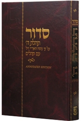Siddur Tehillat Hashem Annotated Hebrew - Large Size
