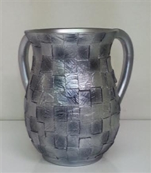 Acrylic Wash Cup Squares Silver