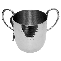 Hammered Stainless Steel Wash Cup