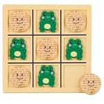 Passover Tic Tac Toad Wood Game