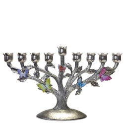 Butterfly Forest Menorah by Quest