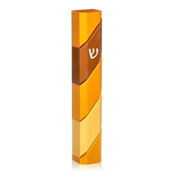 Wave Polygon Mezuzah Case