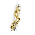 Wisteria Gold Mezuzah by Michael Aram