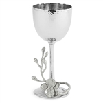 White Orchid Kiddush Cup by Michael Aram