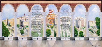 Jerusalem Panorama Ketubah by Yosef Bar Shalom