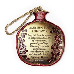 Pomegranate House Blessing Plaque