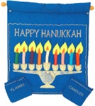 Happy Hanukkah Wall Hanging