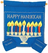 Happy Hanukkah Wall Hanging