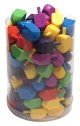 Bulk Plastic Dreidels (100 to a package)