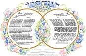 Gold Rings Ketubah