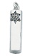 Round Mezuzah with Blue Star Pendant