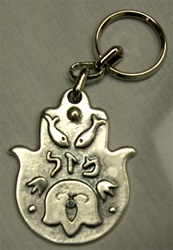 Pewter Chamsa Key Chain