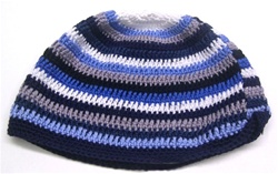 Bucharian Style Knit Kippot