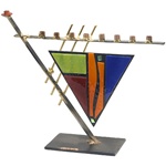 Triangular Menorah