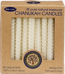 Beeswax Chanukah Candles - Natural