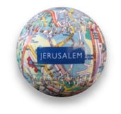 Jerusalem Map Baseball