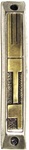 Modern Pewter and Brass Mezuzah Case