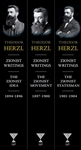 Theodore Herzl Zionist Writings 3 Volume Boxed Set