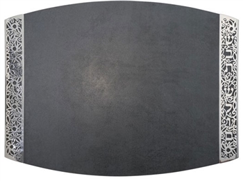 Porcelain Challah Board - Gray by Emanuel