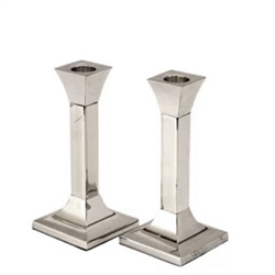 Square Silverplated Candlesticks