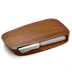 Nambe Blend Bread Board with Knife