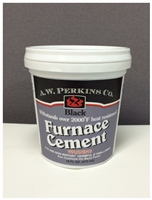AW Perkins 2000 Degree High Temperature Black Furnace Cement Pint #42