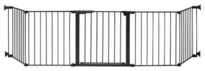 KidCoÂ® Auto Close HearthGate in Black