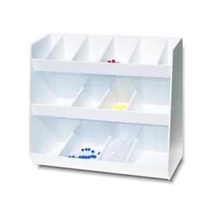 Adjustable Storage with Fourteen Bins