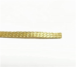 3/16" BRASS FLAT BRAID GROUND STRAP