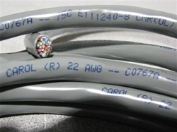 CAROL-C0765 22G 10C O/S PVC OD Multi-Conductor