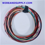 LOT (A) 16 AWG GXL HIGH TEMP AUTOMOTIVE POWER WIRE 8 STRIPED COLORS 15 FT EA