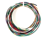 AUTOMOTIVE PRIMARY WIRE 20 GAUGE AWG HIGH TEMP GXL WITH STRIPE (LOT B) 8 COLORS 10 FT EA MADE IN USA