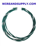 GXL 20 AWG AUTOMOTIVE WIRE GREEN W/ WHITE STRIPE