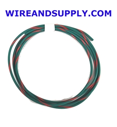 GXL 20 AWG AUTOMOTIVE WIRE GREEN W/ RED STRIPE