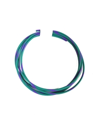 GXL 20 AWG AUTOMOTIVE WIRE GREEN W/ PURPLE STRIPE