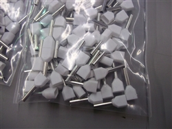 2 x 20 AWG Twin Entry Wire Ferrules WHITE 1000 PCS
