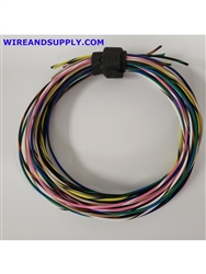 AUTOMOTIVE WIRE TXL 20 AWG WITH STRIPE (LOT A) 8 COLORS 25 FT EACH
