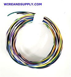 AUTOMOTIVE WIRE TXL 22 AWG WITH STRIPE (LOT B) 8 COLORS 15 FT EACH